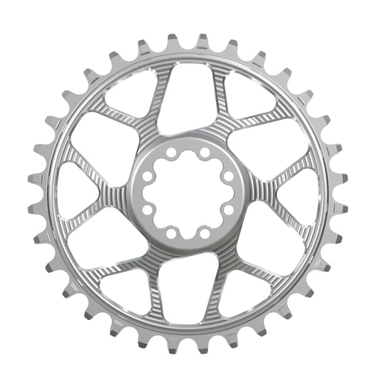 Works Components SRAM 8-Bolt Narrow Wide Chainring - Direct Mount - Silver
