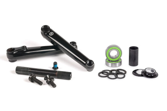 Saltplus Metron 48 Crank and Mid Bottom Bracket - Black