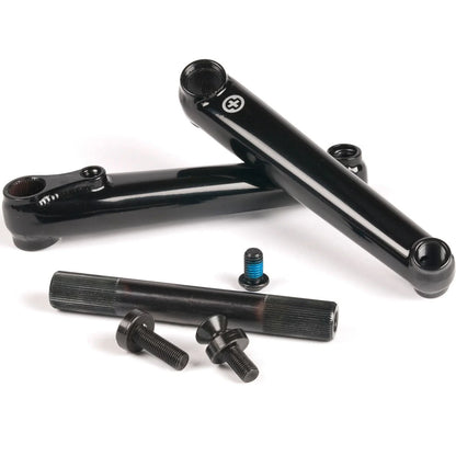 Saltplus Metron 48 Crank and Mid Bottom Bracket - Black