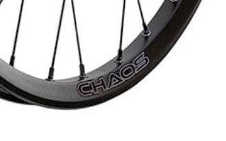 Halo Chaos 26" Rim - Black (Grey Decals)