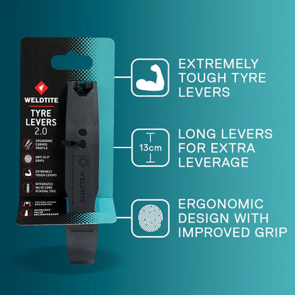Weldtite Tyre Levers 2.0 (set of 2)