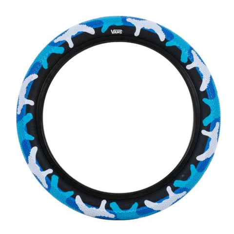 Cult 26" Vans Tyre - Blue Camo With Black Sidewall 2.10"