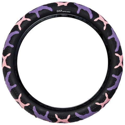 Cult Vans Tyre 26" - Purple Camo With Black Sidewall 2.10"