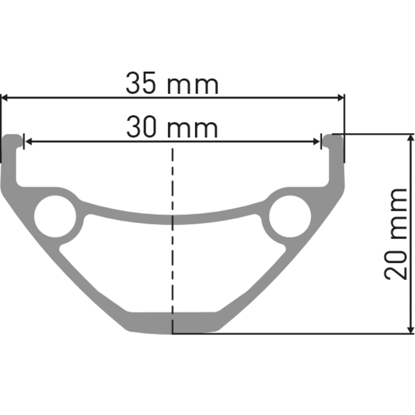 DT Swiss D 1900 26" Front wheel - 20/15x110mm