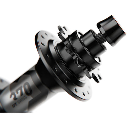 DT Swiss 370 Classic Rear Disc 6 bolt, 135 x 10 mm, Singlespeed, 32 hole, black