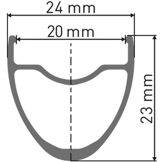 DT Swiss R 470 DB 32 hole Presta-drilled disc brake black - 700C
