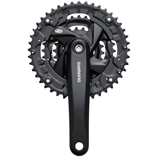 Shimano FC-M371 chainset without chainguard, square taper, 44 / 32 / 22T, 170 mm, black