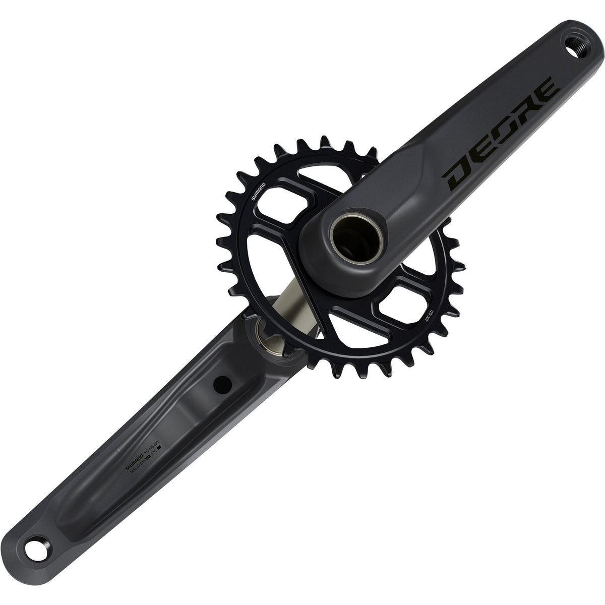 Shimano FC-M6200 Deore chainset, 12-speed, 165 mm, 55 mm chainline, 30T