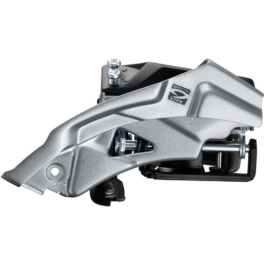 Shimano FD-M2000 Altus 9-speed MTB front derailleur, top swing, dual-pull, Triple 66-69