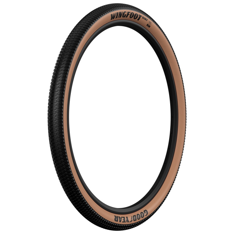 Goodyear Wingfoot Dirt Tube Tyre - 26 x 2.20 / Transparent Tan Wall