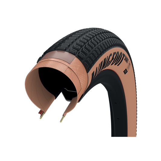 Goodyear Wingfoot Dirt Tube Tyre - 26 x 2.20 / Transparent Tan Wall