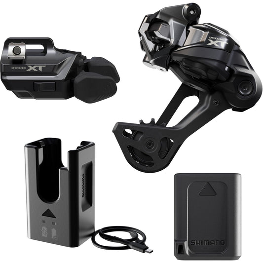 Shimano XT M8250 Di2 upgrade, SW-M8250 I-Spec EV, BT-DN320, EC-DN100, SM-CN910, SGS mech