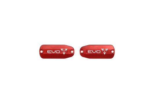 Hope Evo Master Cylinder Reservoir Lid - Pair - Red