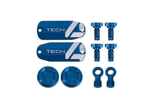 Hope Tech 4 X2 Custom Kit - Pair - Blue - Brake Spares