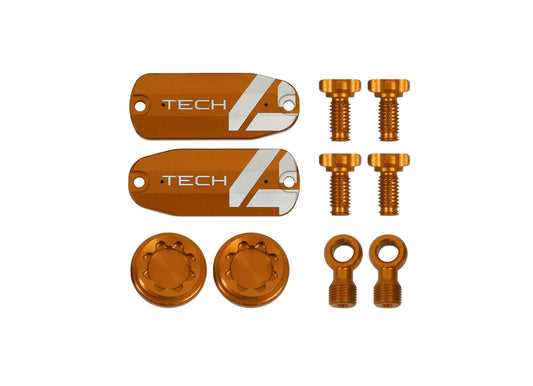 Hope Tech 4 X2 Custom Kit - Pair - Orange - Brake Spares