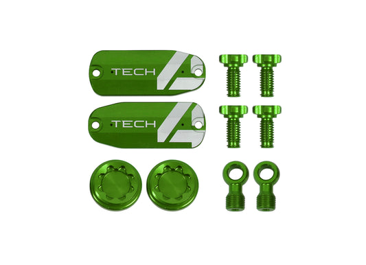 Hope Tech 4 X2 Custom Kit - Pair - Green - Brake Spares