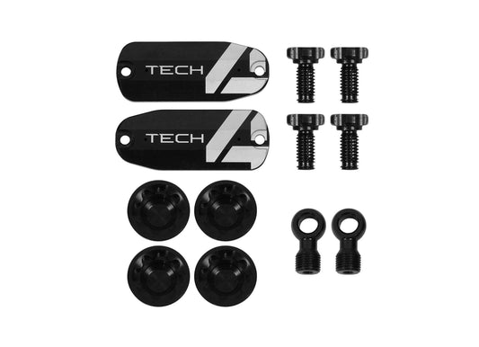 Hope Tech 4 E4 Custom Kit - Pair - Black - Brake Spares