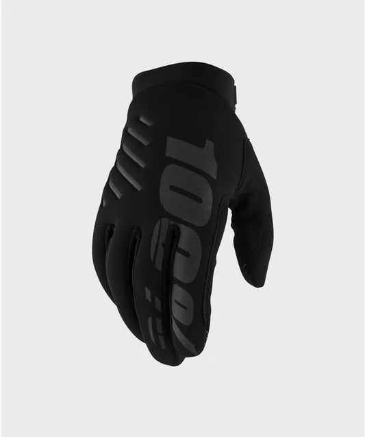 100% Brisker Winter/Cold Weather Gloves - Black