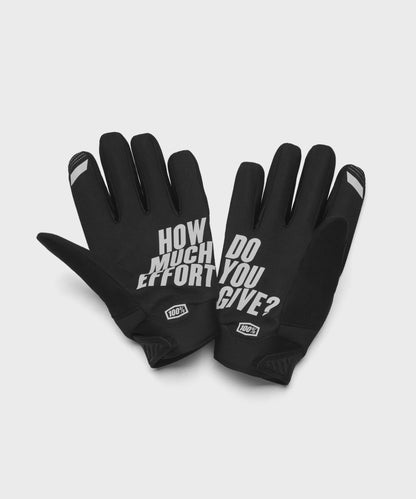 100% Brisker Winter/Cold Weather Gloves - Black
