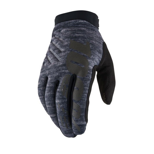 100% Brisker Cold Weather Gloves 2023 - Heather Grey