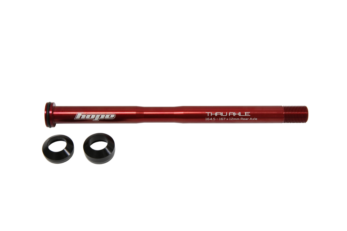 Hope Thru Axle - Rear - 164.5 - 167 - Red