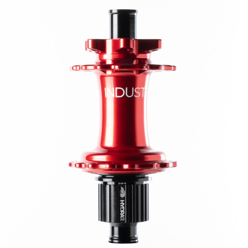 Industry Nine Hydra Classic MTB Rear Hub 12x148mm Centerlock 28 Red Micro Spline Industry Nine Hydra Classic MTB Rear Hub 12x148mm Centerlock 28 Red Micro Spline