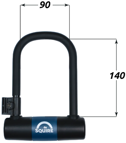 Squire Matterhorn Compact 10c D-Lock and Cable Kit  Bike Lock - Security Rating 10