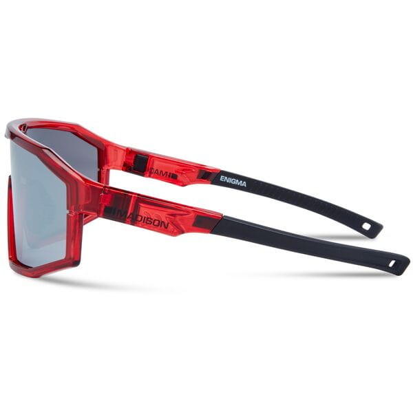Madison Enigma Glasses - 3 pack - crystal red / black mirror / amber and clear lens