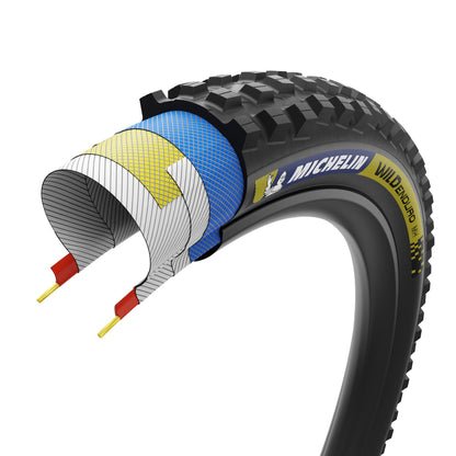 Michelin Wild Enduro MH Racing Line Tyre Blue/Yellow 29 x 2.50" (63-584)