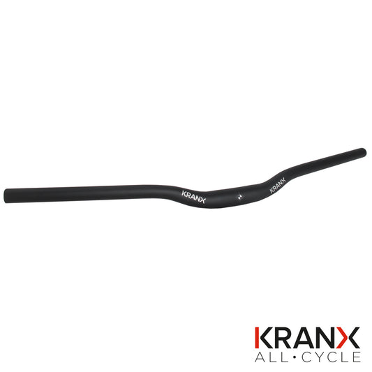 KranX Alloy Riser MTB Handlebars in Black. 31.8mm / 720mm