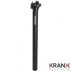 KranX Micro Alloy 400mm 0mm Offset Seatpost - Black