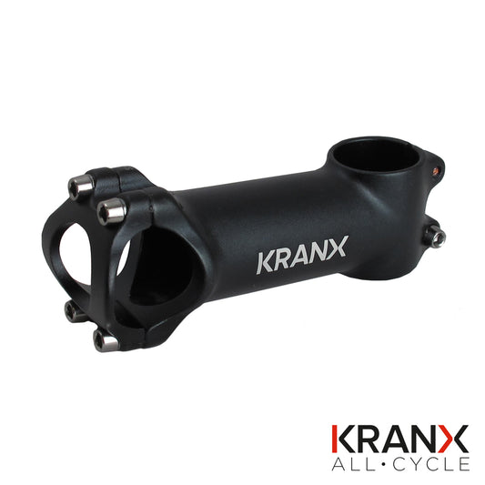 KranX 31.8mm Alloy A/Head 1 1/8" +/-7° Stem in Black