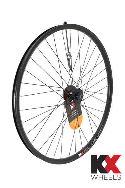 KX Wheels MTB 27.5" 650B Doublewall Q/R Wheel Disc Brake in Black (Front)