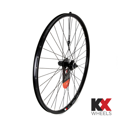 KX Wheels MTB 29" 29er Doublewall Q/R Cassette Wheel Disc Brake in Black (Rear)