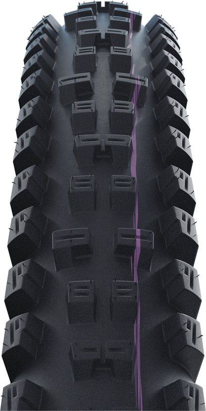 Schwalbe Tacky Chan Super Downhill Ultra-Soft TLE MTB Tyre in Black 27.5 x 2.40" (Folding)