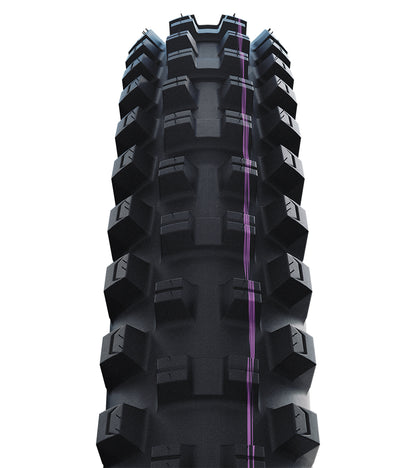 Schwalbe Shredda Radial Gravity Pro Ultra Soft MTB Tyre in Black 29 x 2.50" (Front) (Fold)