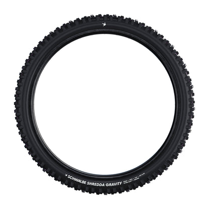 Schwalbe Shredda Radial Gravity Pro Ultra Soft MTB Tyre in Black (Rear) (Fold) - 29 x 2.50"