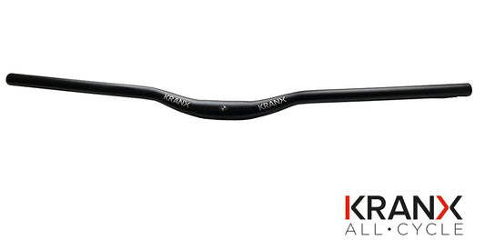 KranX 31.8mm Riser Alloy Handlebars - Black / 800mm