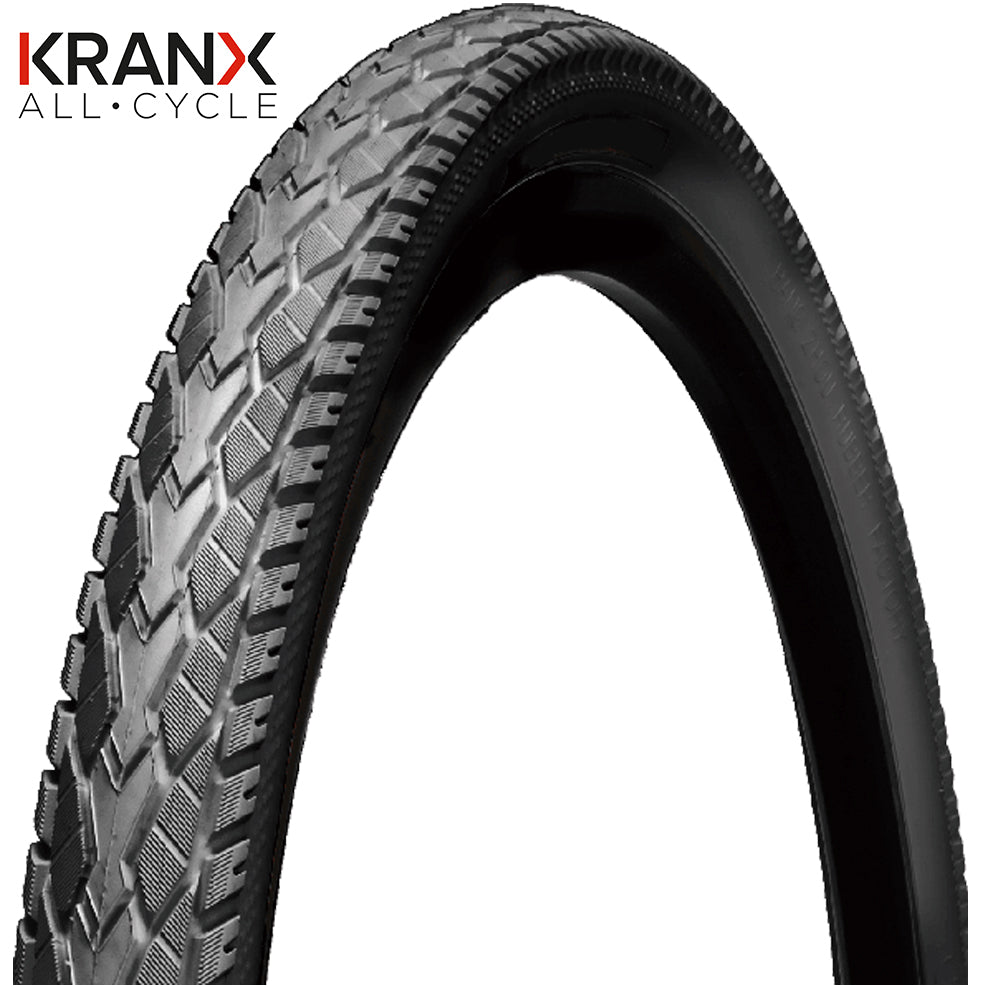 KranX Vanguard 700C Hybrid Tyre in Black (Wired) -  700 x 40mm