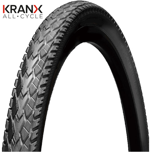KranX Vanguard 700C Hybrid Tyre in Black (Wired) -  700 x 35mm