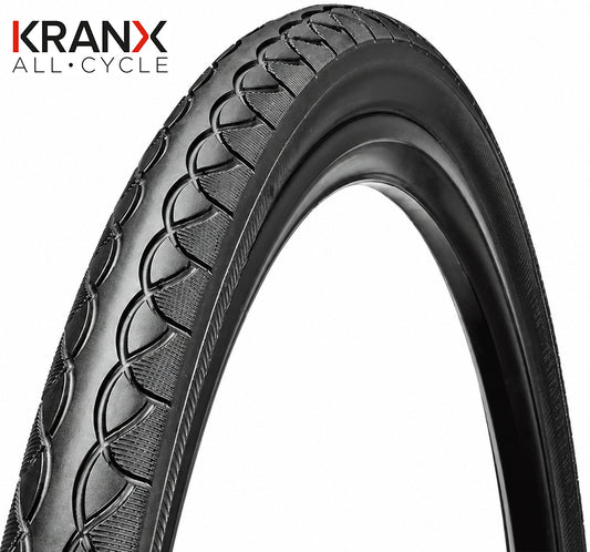 KranX Rapide Hybrid 700C Tyre in Black (Wired) -  700 x 38mm