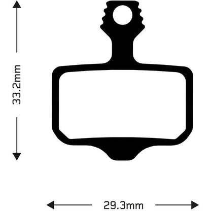 Aztec (PBA0060) Organic disc brake pads for Avid Elixir /DB / Sram XX / XO