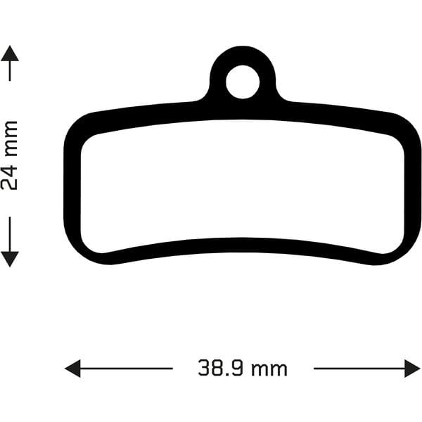 Aztec (PBA0066) Shimano Saint M810 / M820 / Zee M640 Sintered Disc Brake Pads