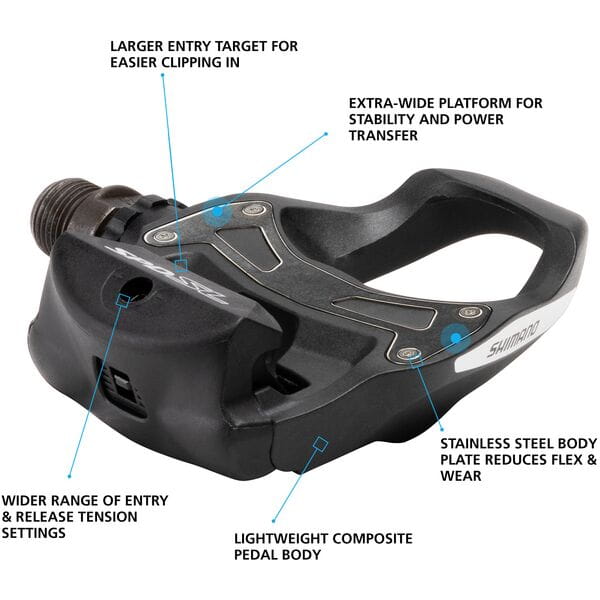 Shimano PD R550 SPD SL Road pedals resin composite black