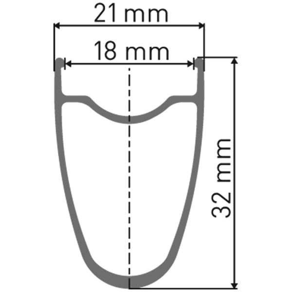 DT Swiss RR 511 SBWT 28 hole Presta-drilled black 700C rim