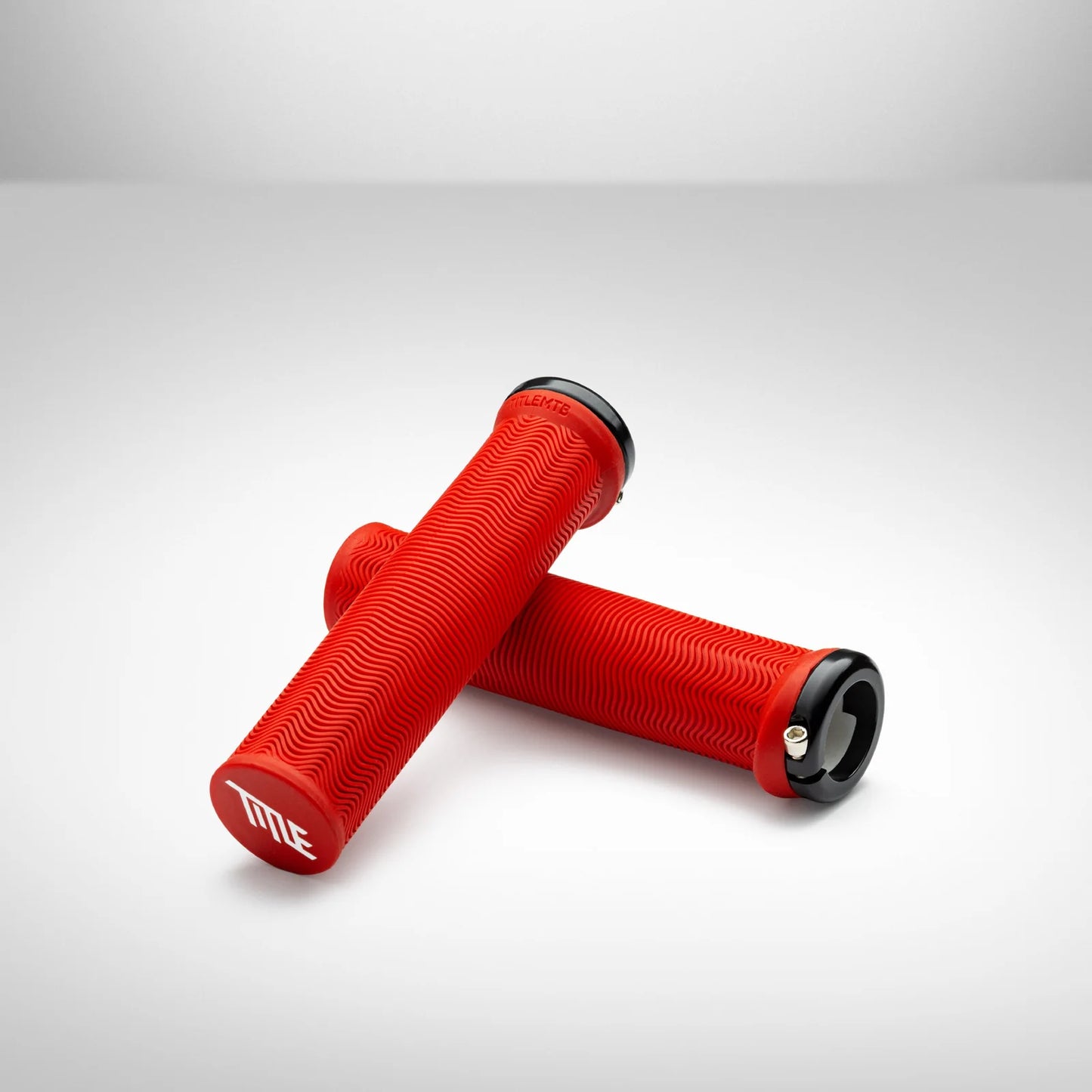 Title LO1 Lock-On Grips - Red