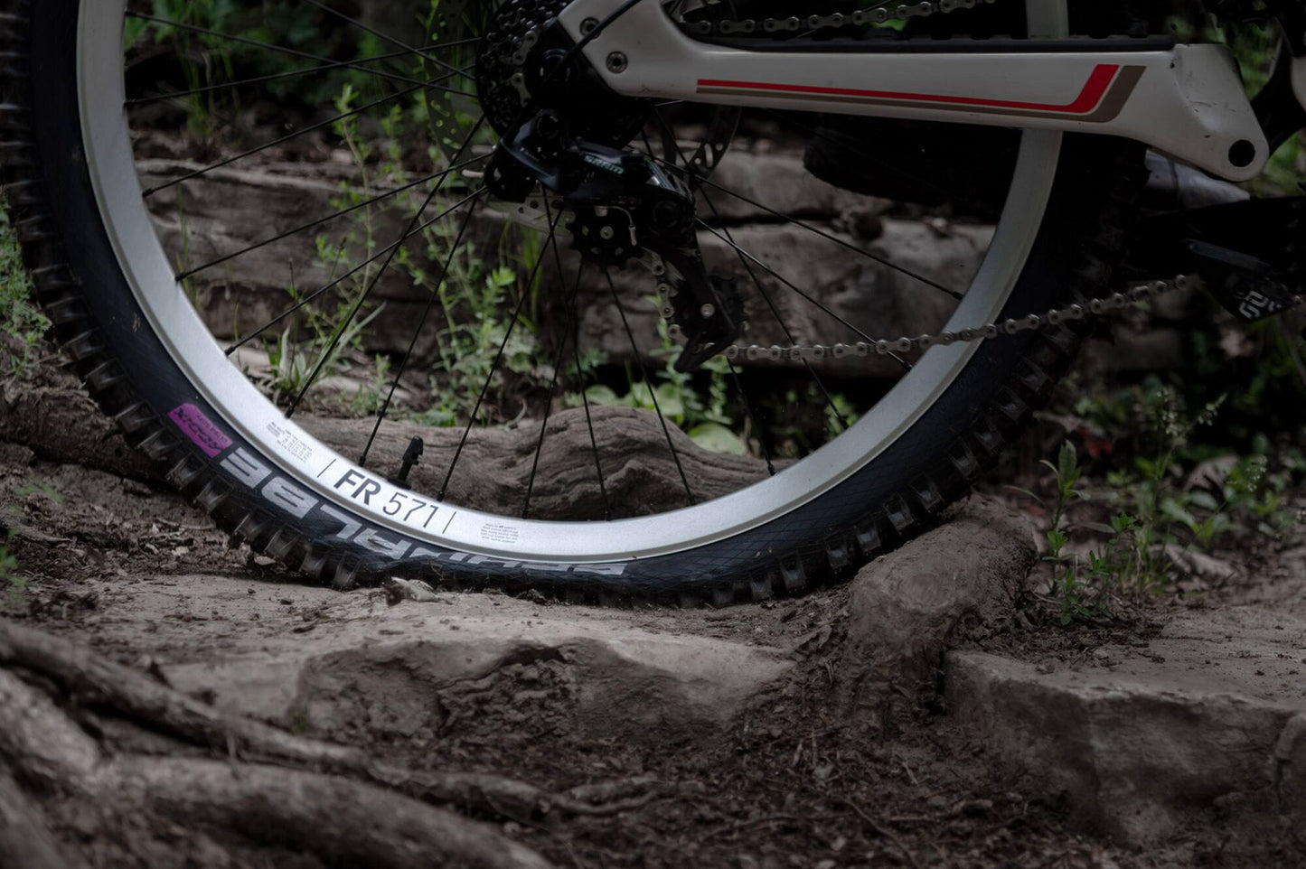 DT Swiss FR 571 SBWT disc-specific 32 hole Presta-drilled silver - 27.5"