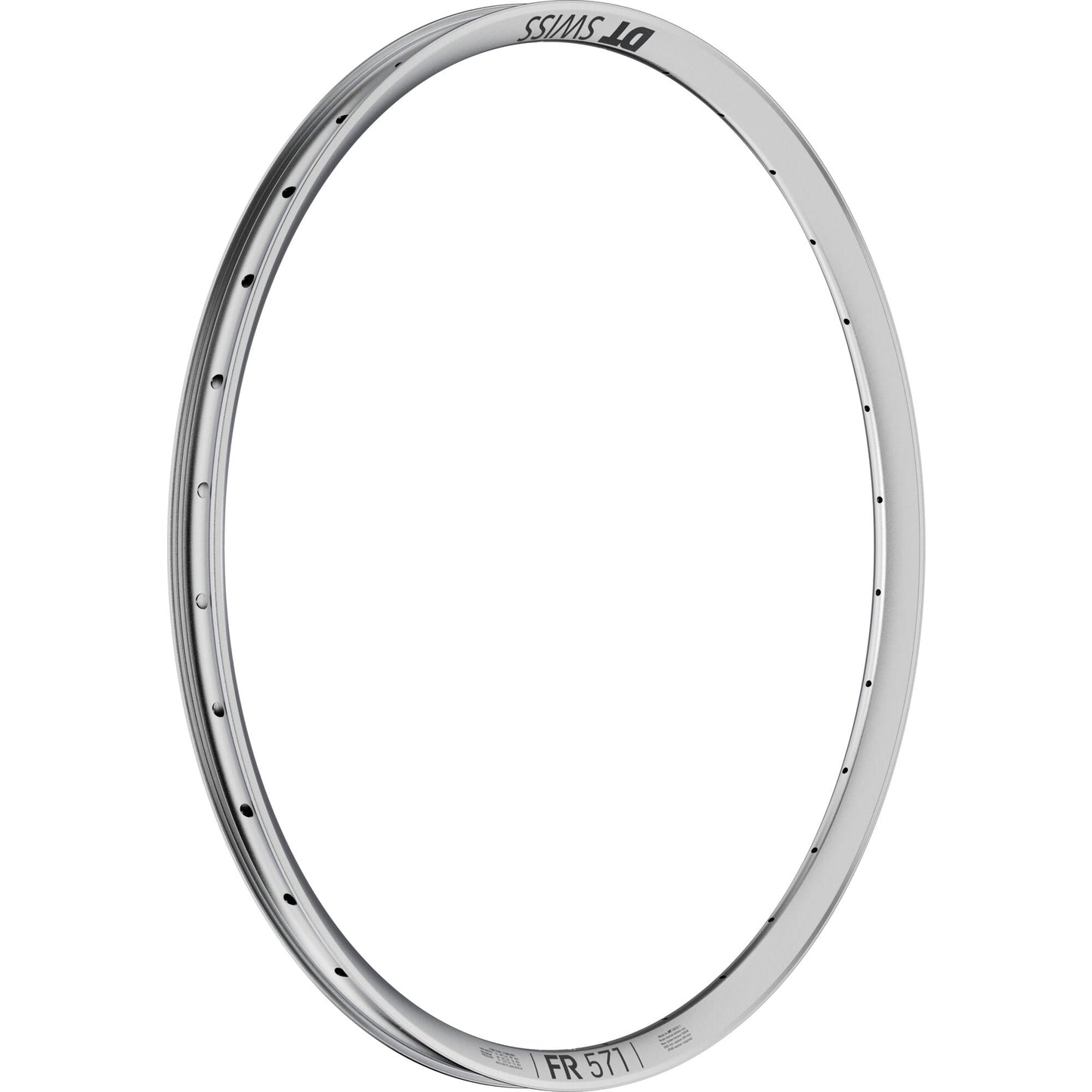 DT Swiss FR 571 SBWT disc-specific 32 hole Presta-drilled silver - 27.5"