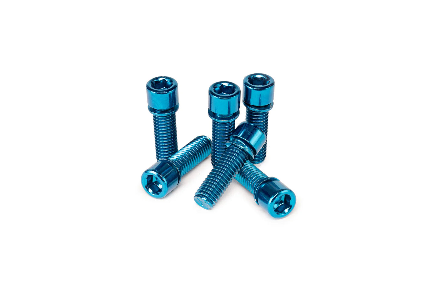 Salt SOLID Stem Bolt Set - M8x25mm - Blue