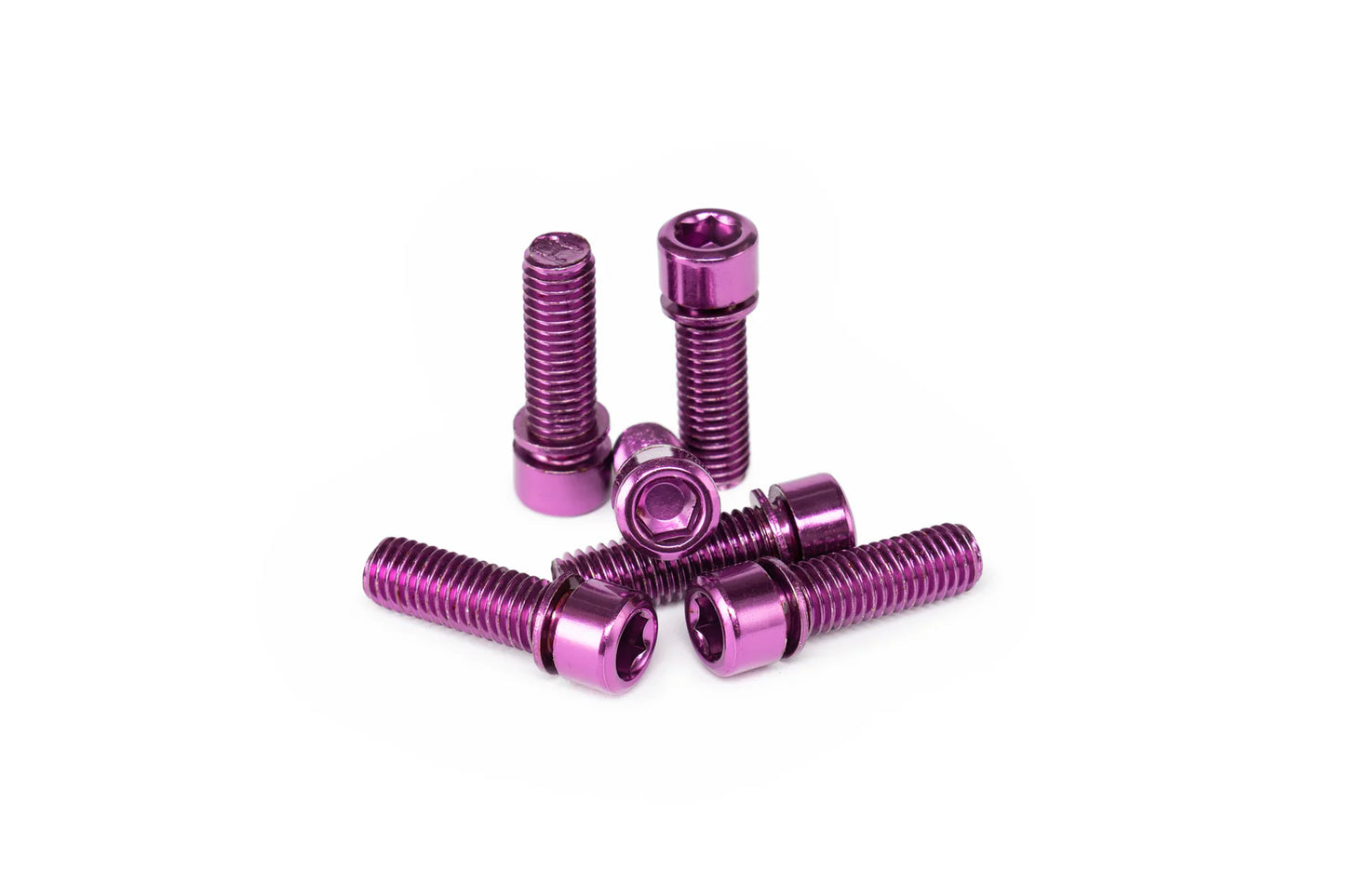 Salt SOLID Stem Bolt Set - M8x25mm - Purple